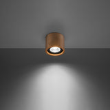 Deckenleuchte Basic 1 Naturholz Kleine Deckenleuchte Mit Holz-Optik – Schlicht & Natürlich-Leuchtezauber