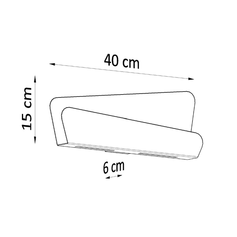 Design Wandleuchte Bascia Weiß Modern-Leuchtezauber