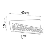Design Wandleuchte Aliza Weiß LED-Leuchtezauber