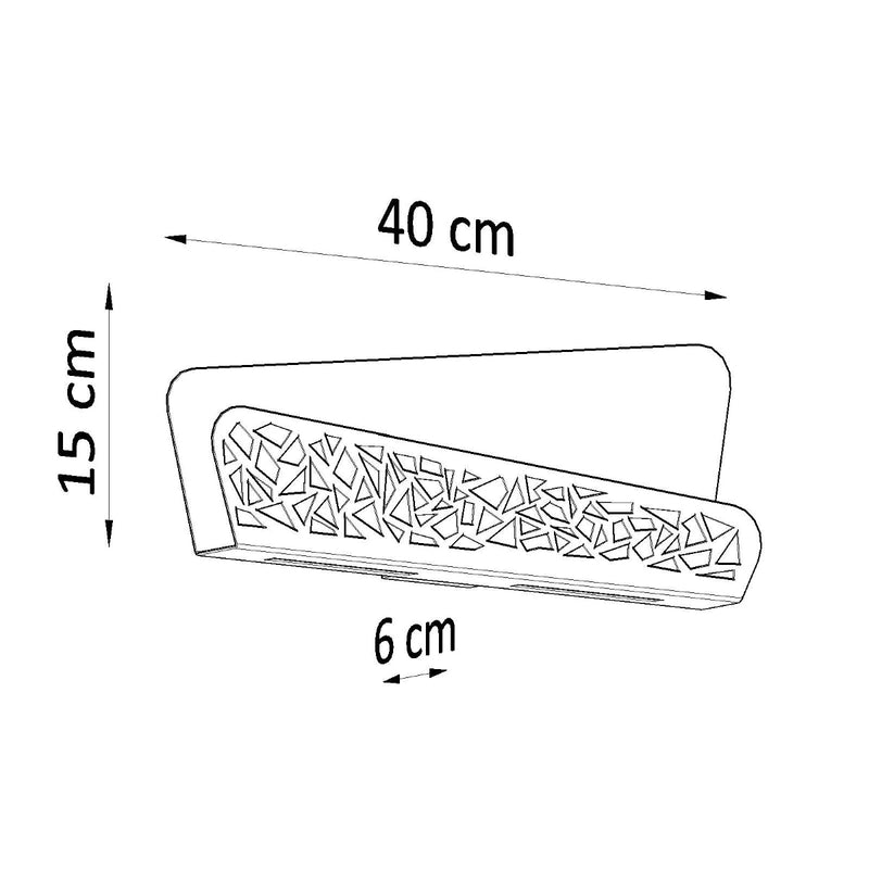 Design Wandleuchte Aliza Weiß LED-Leuchtezauber
