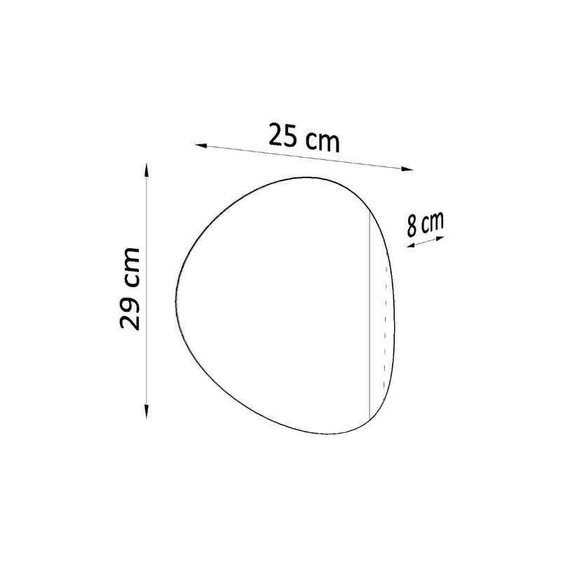Moderne Wandleuchte Senses Schwarz Led-Leuchtezauber