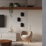 Moderne Wandleuchte Senses Schwarz Led-Leuchtezauber