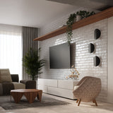 Moderne Wandleuchte Senses Schwarz Led-Leuchtezauber