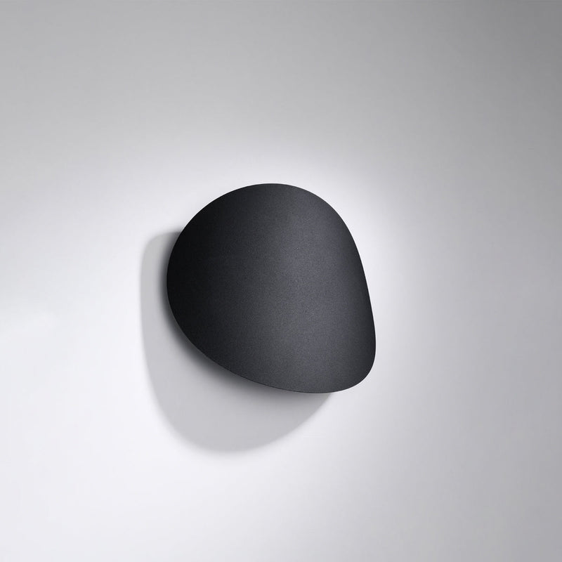Moderne Wandleuchte Senses Schwarz Led-Leuchtezauber