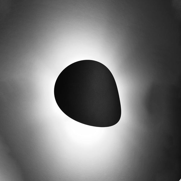 Moderne Wandleuchte Senses Schwarz Led-Leuchtezauber