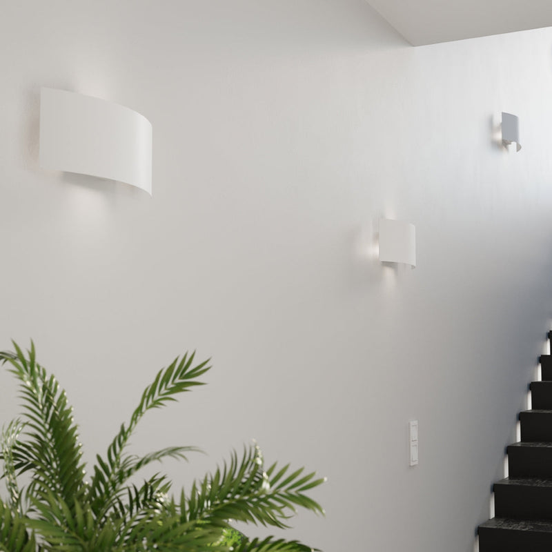 Design Wandleuchte Magnus Weiß Led Modern-Leuchtezauber