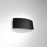 Moderne Wandleuchte Magnus Schwarz Led-Leuchtezauber