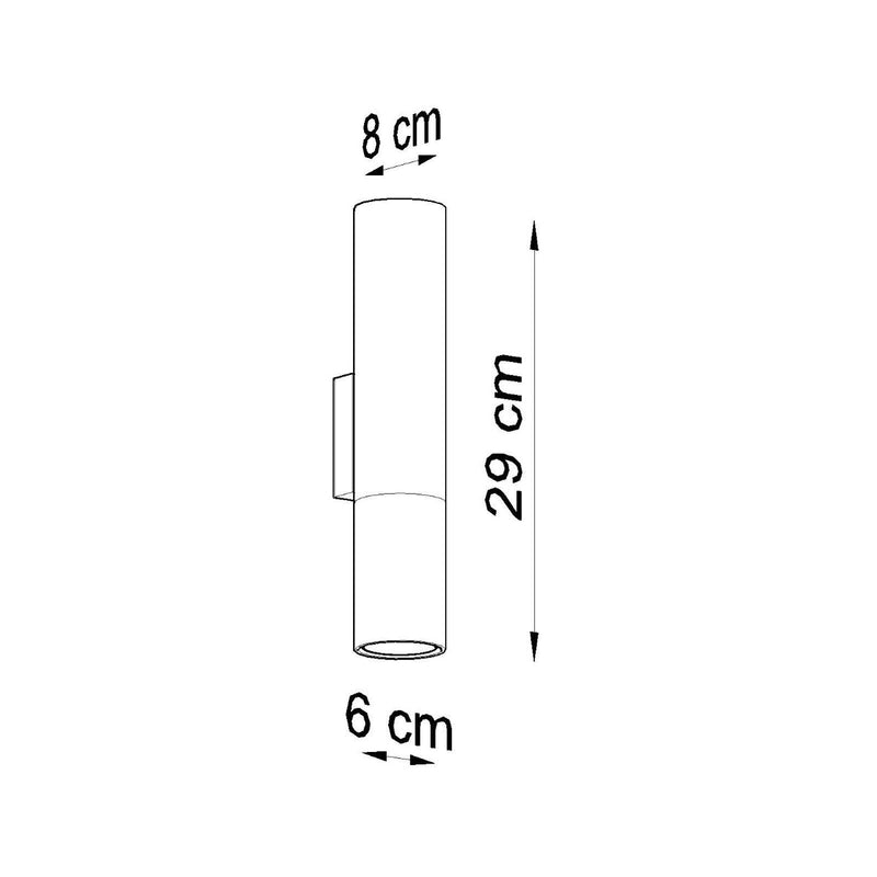 Wandleuchte Loopez Schwarz Chrom Led Design-Leuchtezauber