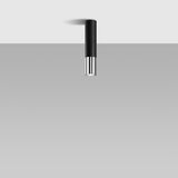 Deckenleuchte Lopez Schwarz-Chrom Stylishe Deckenleuchte Mit Kühler Chromoptik – Modern & Minimal-Leuchtezauber