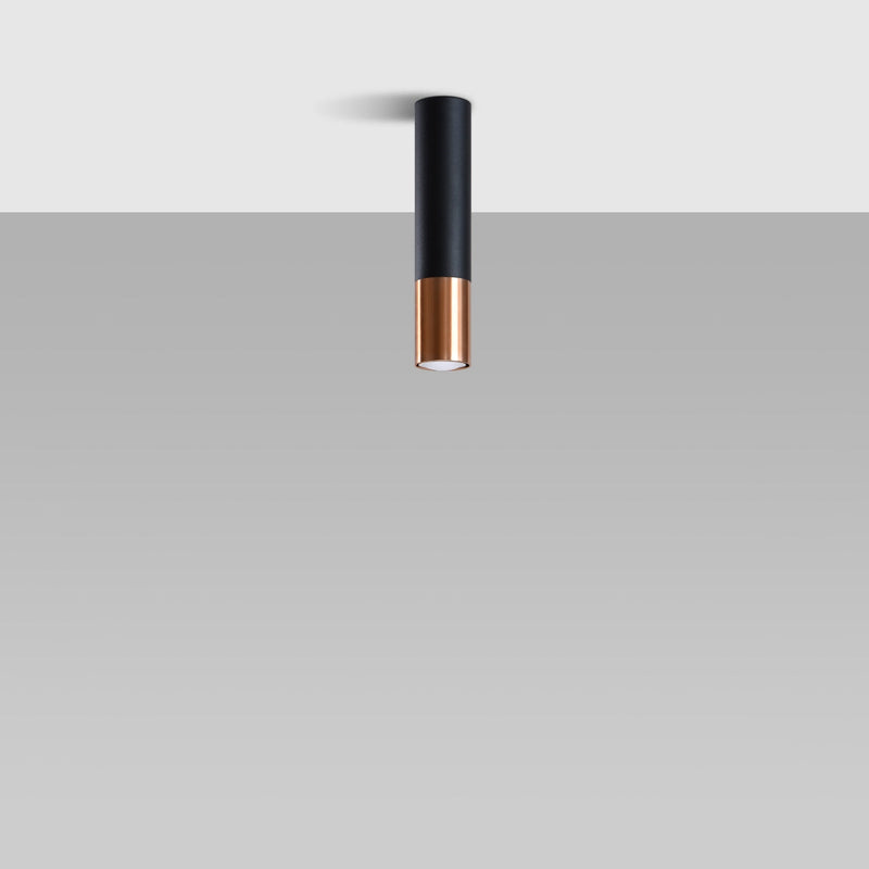 Deckenleuchte Lopez Schwarz-Kupfer Elegante Deckenleuchte Mit Warmem Kupferglanz – Modern & Wohnlich-Leuchtezauber