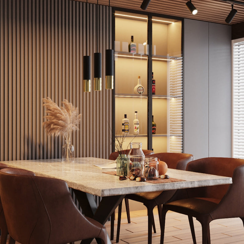 Wandleuchte Loopez Schwarz Gold Led Design-Leuchtezauber