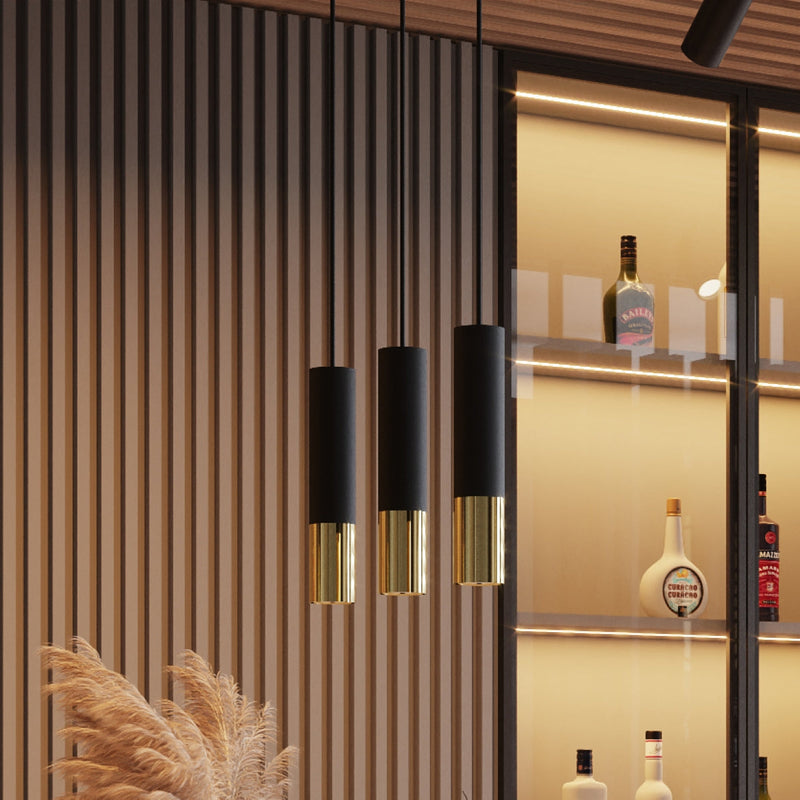 Wandleuchte Loopez Schwarz Gold Led Design-Leuchtezauber