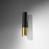 Wandleuchte Loopez Schwarz Gold Led Design-Leuchtezauber