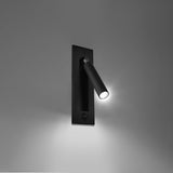 Moderne Wandleuchte Enif Schwarz Led-Leuchtezauber
