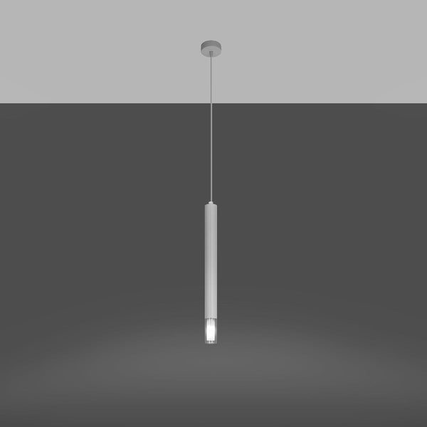 Hängeleuchte Wezyr 1 Weiß – Helle Pendellampe im Stil-Mix-Leuchtezauber