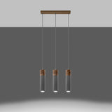 Hängeleuchte Zane 3 Grau – Dreiflammig im Industrial-Stil-Leuchtezauber