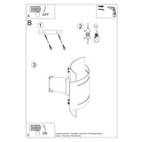 Wandleuchte Hestia Schwarz Led Design-Leuchtezauber