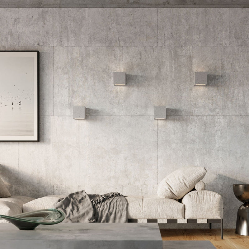 Wandleuchte Leo Beton Led Modern Design-Leuchtezauber