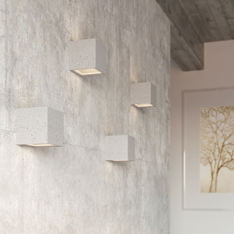 Wandleuchte Leo Beton Led Modern Design-Leuchtezauber