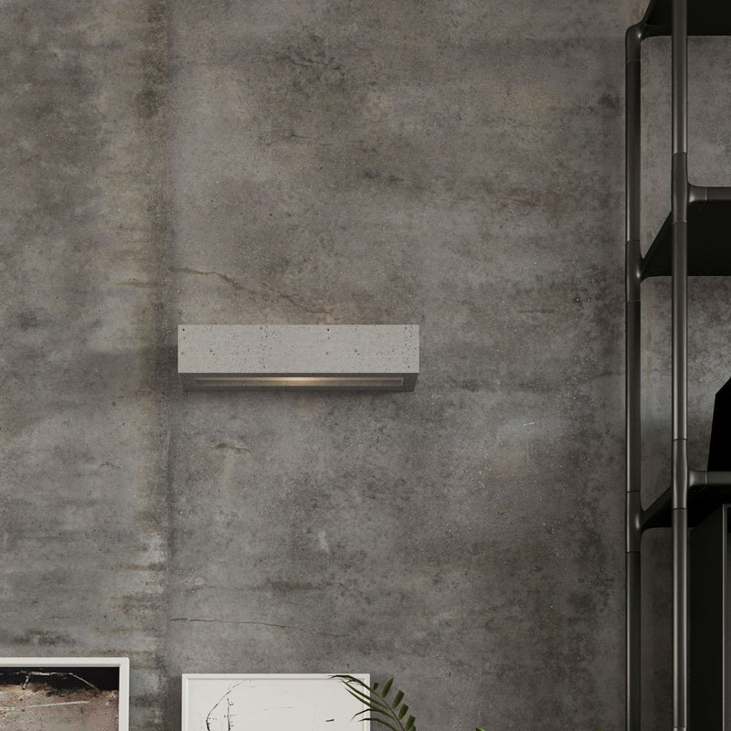 Moderne Wandleuchte Vega 50 Beton Led Design-Leuchtezauber