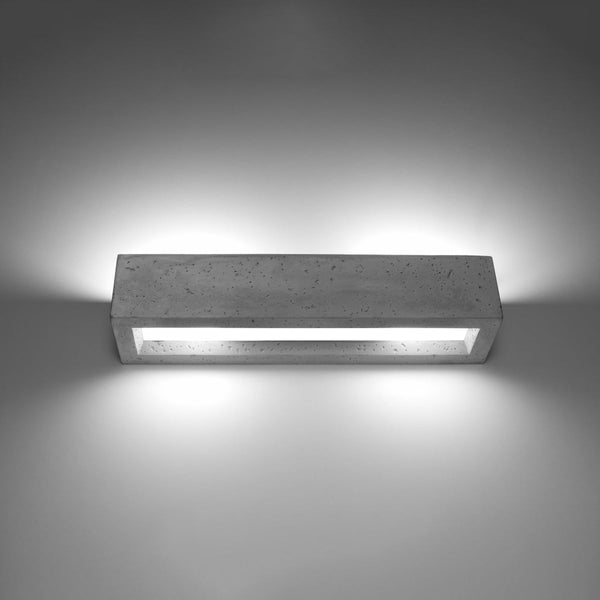 Moderne Wandleuchte Vega 50 Beton Led Design-Leuchtezauber