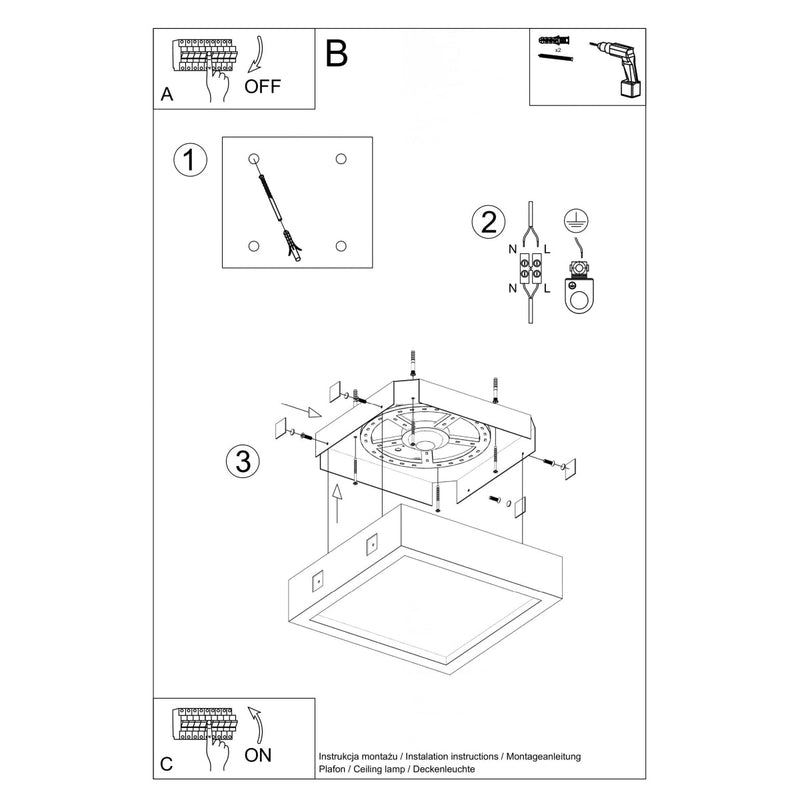 Deckenleuchte Riza Beton Stilvolle Betondeckenleuchte – Industrial Look Für Moderne Räume-Leuchtezauber