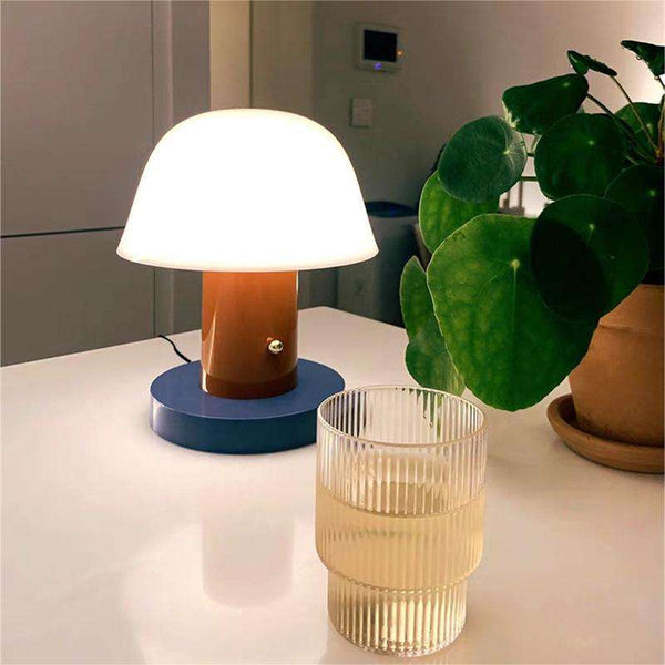 Pilz Tischlampe Für Das Schlafzimmer-Leuchtezauber