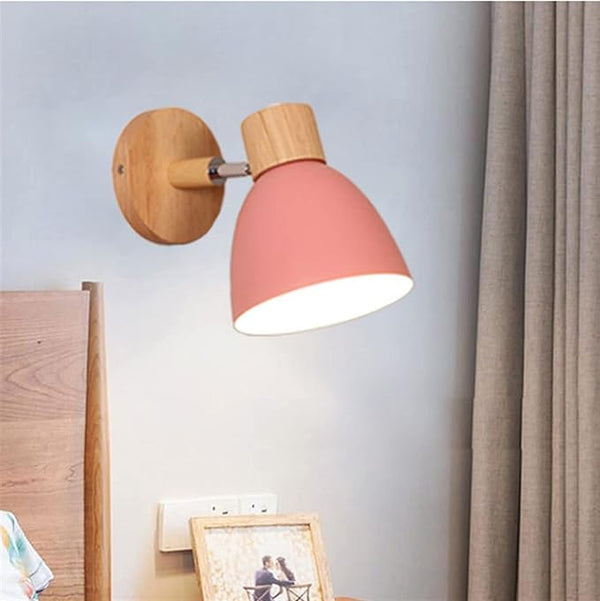 Yadiel - Skandinavische Hängewandlampe aus Holz-Leuchtezauber