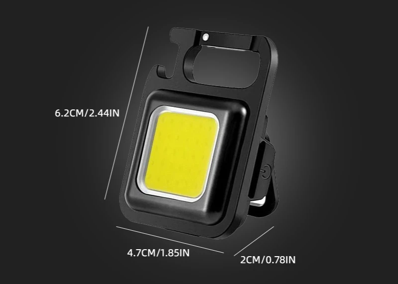 LumiKey Mini COB LED Schlüsselanhängerlampe-Leuchtezauber