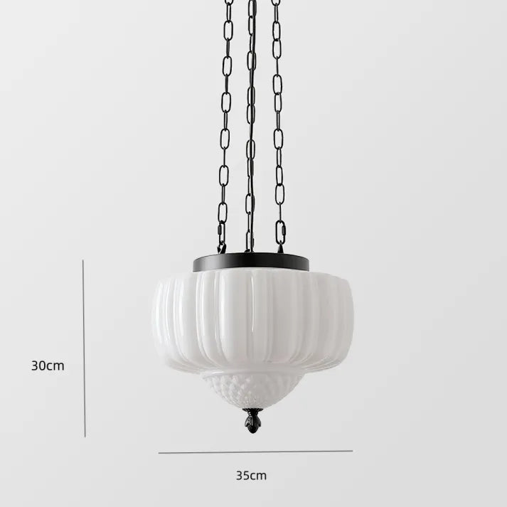 Moderne weiße minimalistische Hängelampe-Leuchtezauber