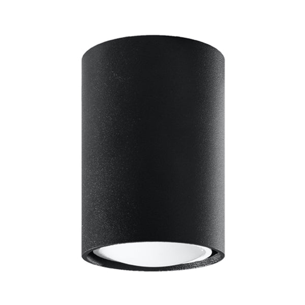 Deckenleuchte Lagos 10 Schwarz Kompakte Runde Deckenlampe – Modern & Funktional-Leuchtezauber