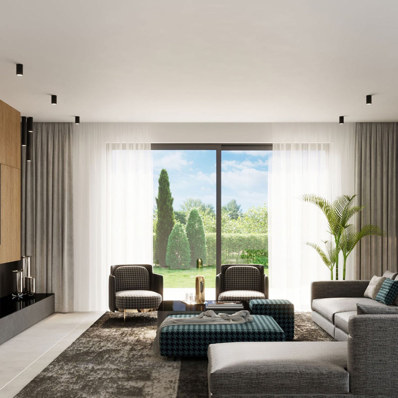 Deckenleuchte Lagos 10 Schwarz Kompakte Runde Deckenlampe – Modern & Funktional-Leuchtezauber