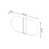 Led Wandleuchte Salia Modern Design-Leuchtezauber