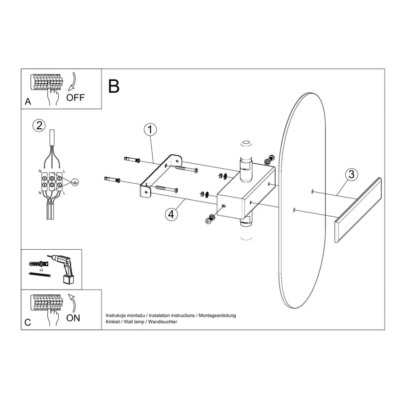 Led Wandleuchte Salia Modern Design-Leuchtezauber