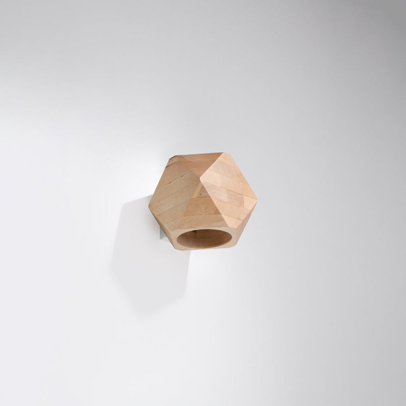Wandleuchte Woody Naturholz Led Modern Design-Leuchtezauber