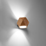 Wandleuchte Woody Naturholz Led Modern Design-Leuchtezauber