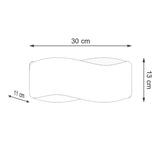 Led Wandleuchte Tila 30 Weiß Modern Design-Leuchtezauber