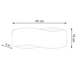 Led Wandleuchte Tila 40 Weiß Modern Design-Leuchtezauber