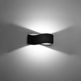 Led Wandleuchte Tila 30 Schwarz Modern Design-Leuchtezauber