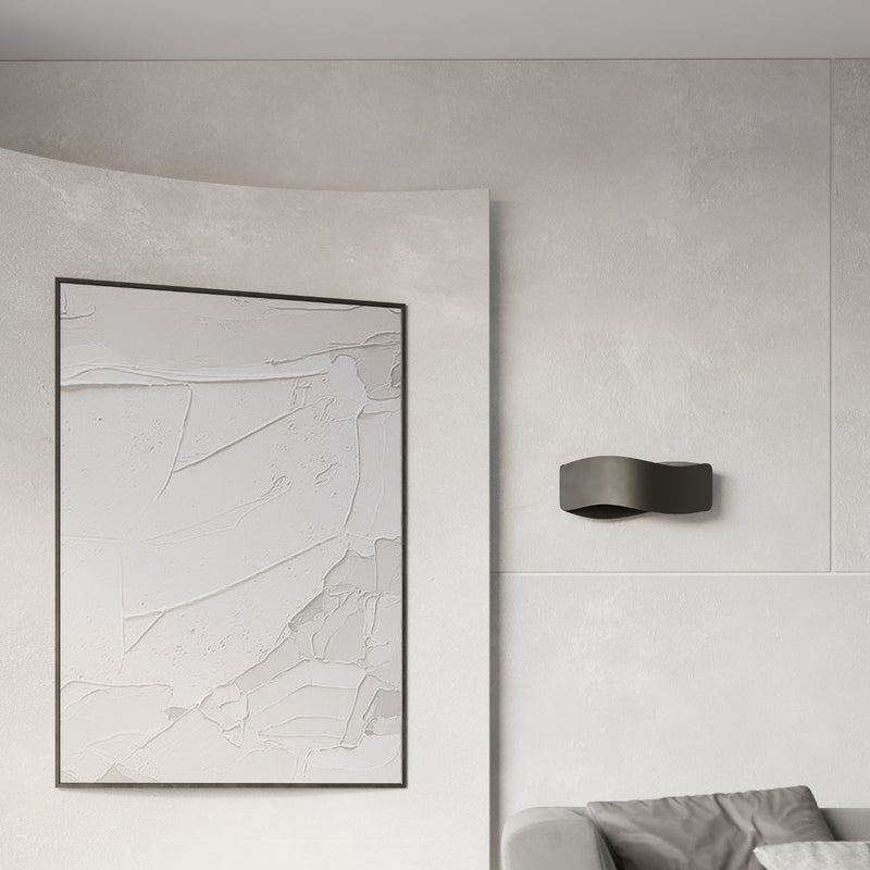 Led Wandleuchte Tila 40 Schwarz Modern Design-Leuchtezauber