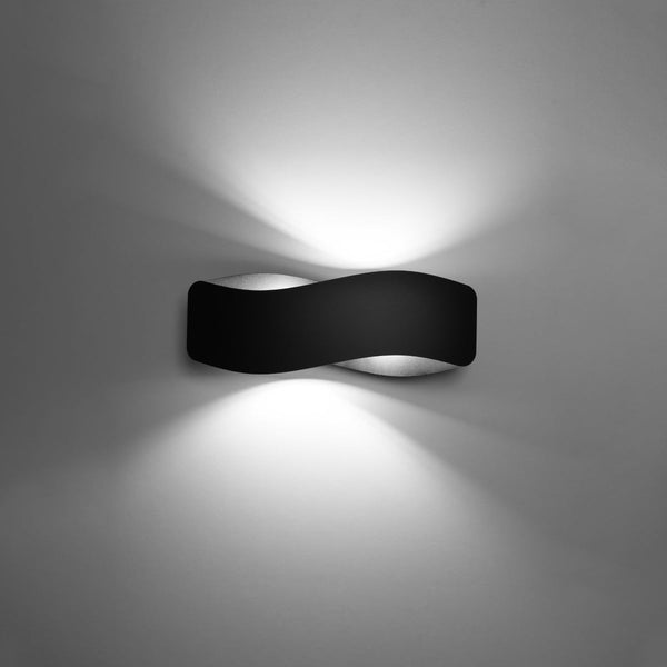 Led Wandleuchte Tila 40 Schwarz Modern Design-Leuchtezauber