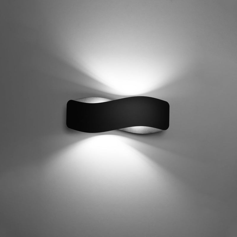 Led Wandleuchte Tila 40 Schwarz Modern Design-Leuchtezauber