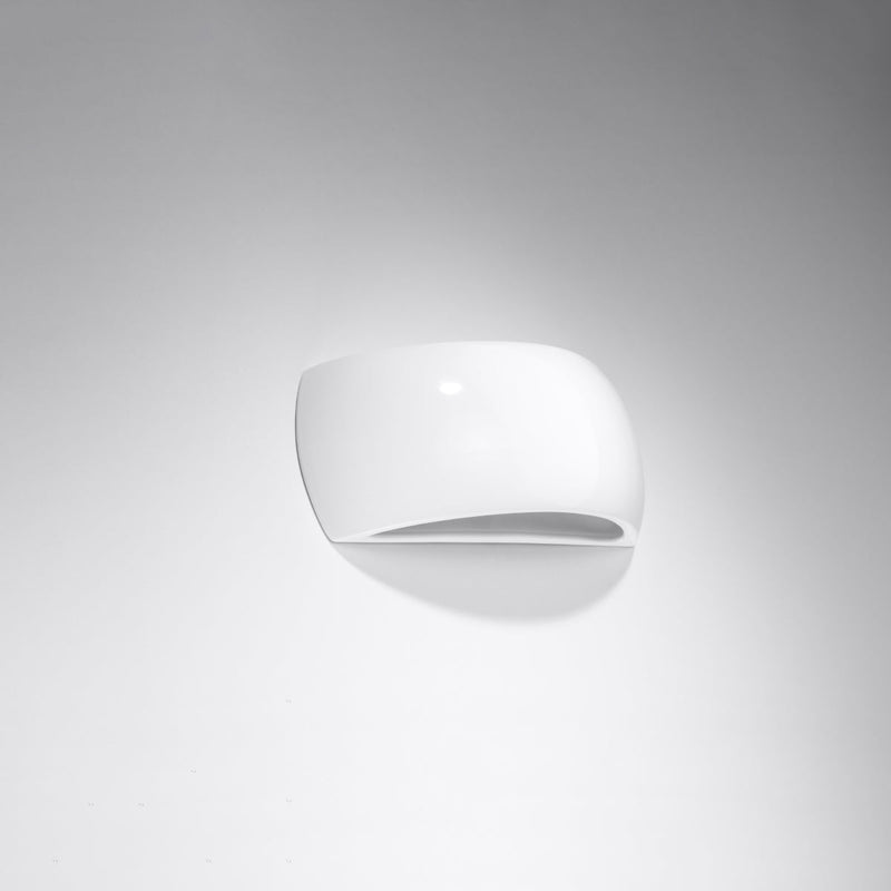 Wandleuchte Pontius Weiß Glänzend Led Modern Design-Leuchtezauber
