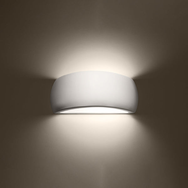 Wandleuchte Pontius Weiß Glänzend Led Modern Design-Leuchtezauber