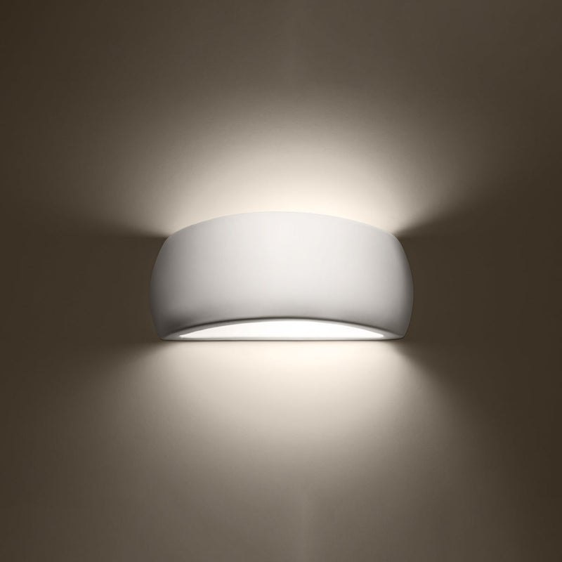 Wandleuchte Pontius Weiß Glänzend Led Modern Design-Leuchtezauber