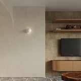 Wandleuchte Globe Weiß Glänzend Led Modern Design-Leuchtezauber