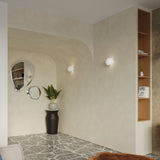 Wandleuchte Globe Weiß Glänzend Led Modern Design-Leuchtezauber