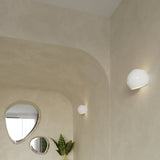 Wandleuchte Globe Weiß Glänzend Led Modern Design-Leuchtezauber