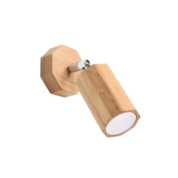 Wandleuchte Zeke Eiche Holz Led Modern Design-Leuchtezauber