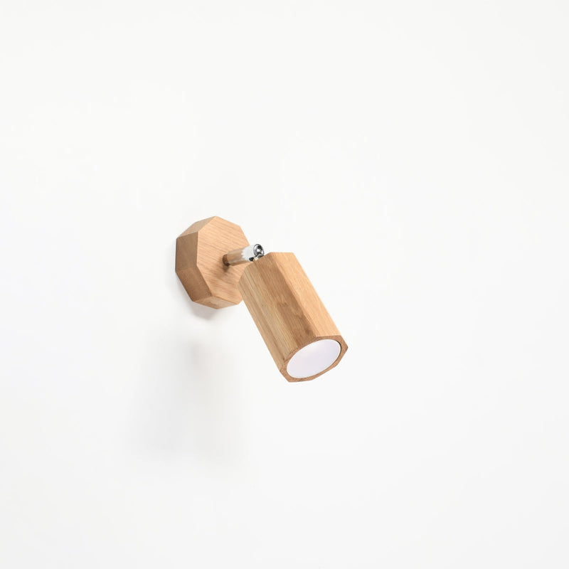 Wandleuchte Zeke Eiche Holz Led Modern Design-Leuchtezauber